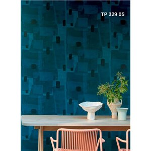 Papeldecor|Ornamental wallpaper with red and gold metallic texture|Wallpaper 2