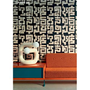 Caselio|Skandinavische Tapete in Beige mit Blumenmotiven|Tapeten 2