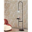 Elitis|Modern wallpaper with light grey abstract shapes for contemporary interiors|Wallpaper