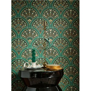 Caselio|Moderne Tapete schwarz geometrisch abstrakt|Art Deco 2