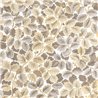 Casadeco|Beige florale Tapete mit elegantem Blätterdruck|Blumen