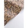 Casadeco|Autumn wallpaper with leaf print in brown tones|Floral