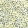 Casadeco|Green floral wallpaper with a fresh and timeless leaf print|Floral