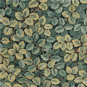 Casadeco|Papel pintado flores de glicinia y planta trepadora|Floral