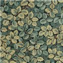 Casadeco|Floral wallpaper with lush green leaf print|Floral