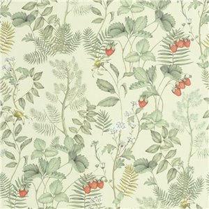 Caselio|Mint green jute wallpaper|Wallpaper