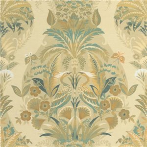 Borastapeter|Papier peint feuilles ovales floral contemporain|Papier Peint