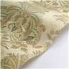 Casadeco|Papier peint floral classique style anglais, bouquet de faune et flore exotique verte|Floral