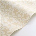 Casadeco|Beige-weiße florale Tapete mit klassisch-eleganter Inspiration|Blumen