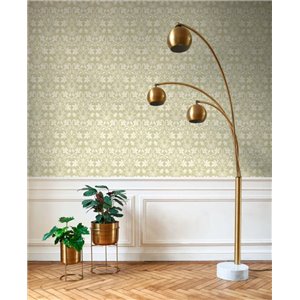 Rasch|Wallpaper ornamental green floral style|Floral 2