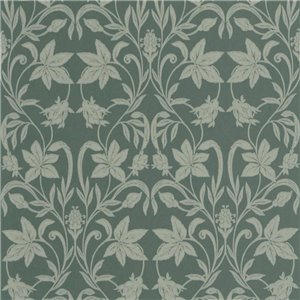 Casadeco|Papier peint floral classique beige et noir|Floral