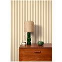 Casadeco|Classic vertical beige-toned striped wallpaper|Stripes