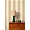 Casadeco|Classic vertical beige-toned striped wallpaper|Stripes
