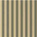 Casadeco|Classic green and beige vertical striped wallpaper|Stripes