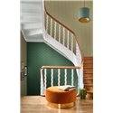 Casadeco|Papier peint rayures classiques vert et beige verticales|Rayures