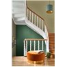 Casadeco|Papier peint rayures classiques vert et beige verticales|Rayures