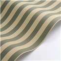 Casadeco|Papier peint rayures classiques vert et beige verticales|Rayures