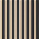 Casadeco|Classic vertical black striped wallpaper|Stripes