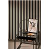 Casadeco|Classic vertical black striped wallpaper|Stripes