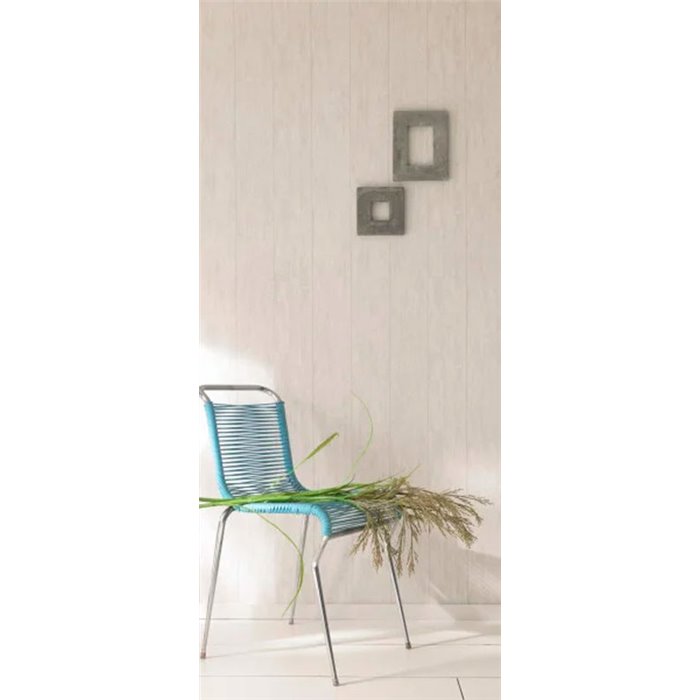 Casadeco|Light gray wood plank wallpaper|Sailor & Nautical