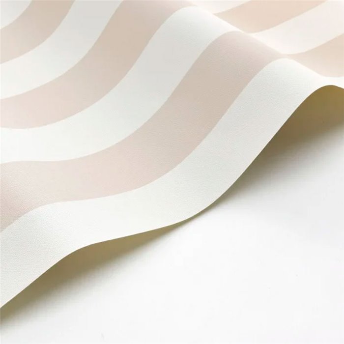 Casadeco|Coastal-style beige striped wallpaper|Stripes