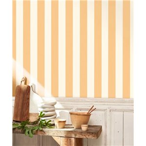 Casadeco|Papier peint élégant rayures gris taupe|Rayures 2