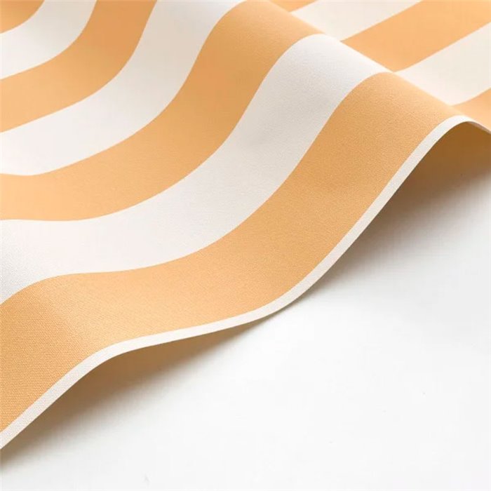 Casadeco|Papier peint rayures jaunes|Marin & Nautique