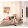 Casadeco|Pink and white striped wallpaper ideal for bedrooms|Sailor & Nautical