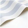 Casadeco|Sky blue and white nautical-style striped wallpaper|Stripes