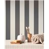 Casadeco|Tapete graphitgraue moderne Streifen|Seemann & Nautisch