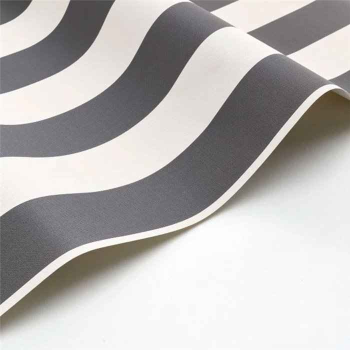 Casadeco|Tapete graphitgraue moderne Streifen|Seemann & Nautisch