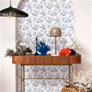 Casamance|Papier peint texture effet lin brun|Papier Peint 2