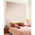 Casadeco|Red coral and fish wallpaper with marine background|Sailor & Nautical