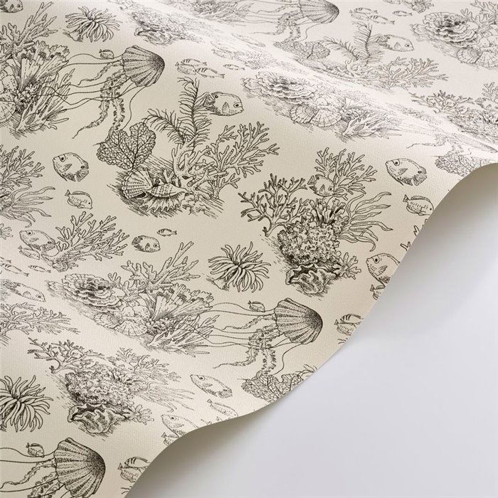 Casadeco|Papier peint fond marin avec coraux et poissons|Papier Peint