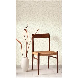 Grandeco|Tropische Cumarublätter gelb-mustard Tapete|Modern 2