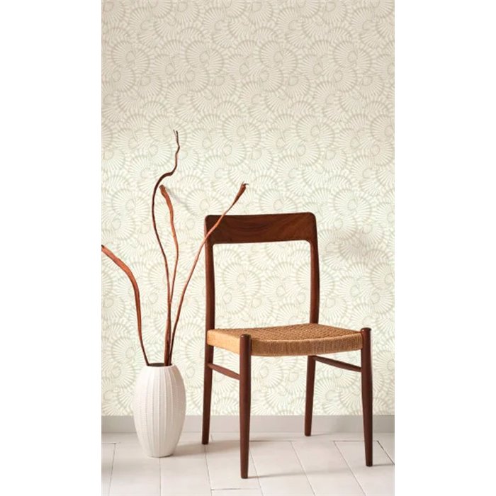 Casadeco|Papier peint coquillages couleur sable|Papier Peint