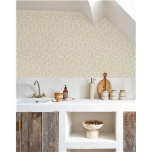 Casadeco|Papier peint style nautique marron avec cordes entrelacées|Marin & Nautique 2