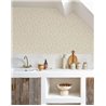 Casadeco|Greige-toned seashell wallpaper, ideal for bathroom|Sailor & Nautical