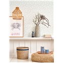 Casadeco|Papier peint coquillages bleu et blanc, idéal pour salon style côtier|Marin & Nautique