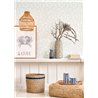 Casadeco|Blue and white seashell wallpaper, perfect for coastal-style living room|Sailor & Nautical