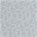 Casadeco|Bluish-gray marine shell wallpaper, perfect for coastal-style bedroom|Wallpaper