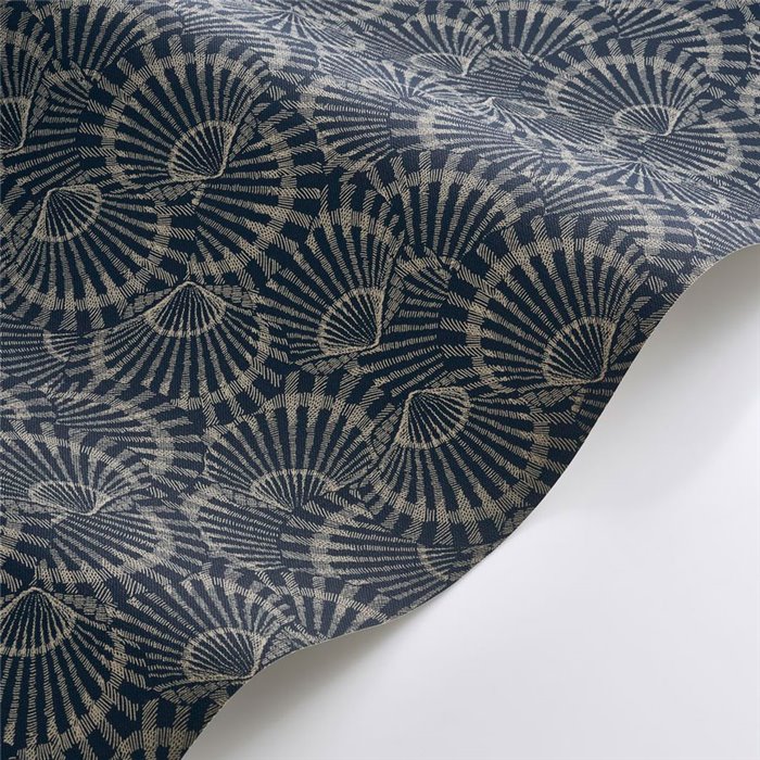 Papel pintado conchas de mar azul marino - Casadeco Seaside 201486909