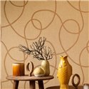 Casadeco|Papier peint style nautique marron avec cordes entrelacées|Marin & Nautique