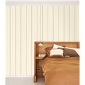 Casadeco|Papier peint rayures nautiques blanc crème|Rayures