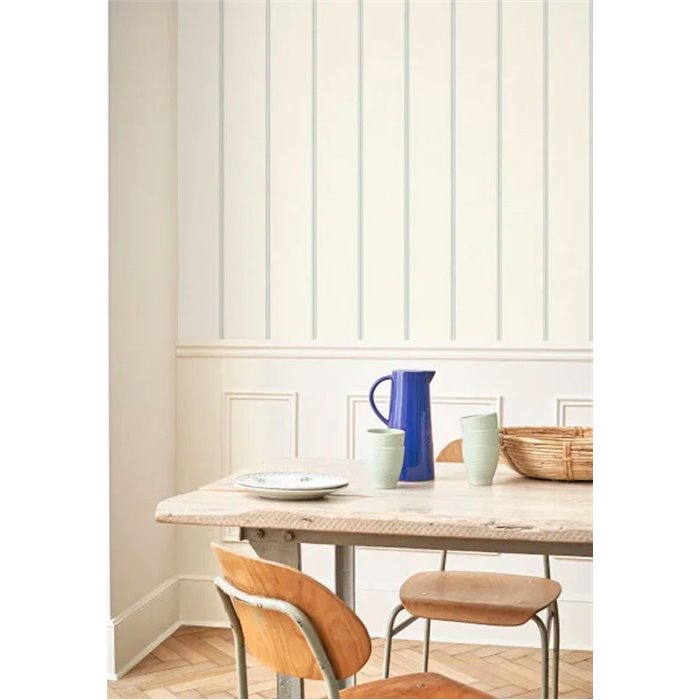 Casadeco|Papel pintado rayas náuticas blanco y azul|Marinero & Náutico