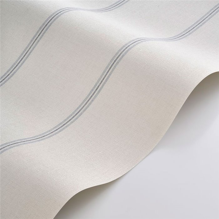 Casadeco|Papier peint rayures nautiques blanc et bleu|Marin & Nautique