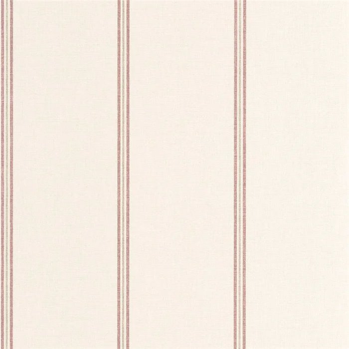 Casadeco|Papel pintado rayas estilo náutico blanco roto y rojo|Marinero & Náutico