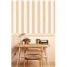 Caselio|Papel pintado rayas verticales beige|Rayas