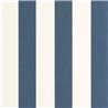 Caselio|Vertical blue and white striped wallpaper|Stripes
