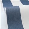Caselio|Papier peint rayures verticales bleu et blanc|Rayures